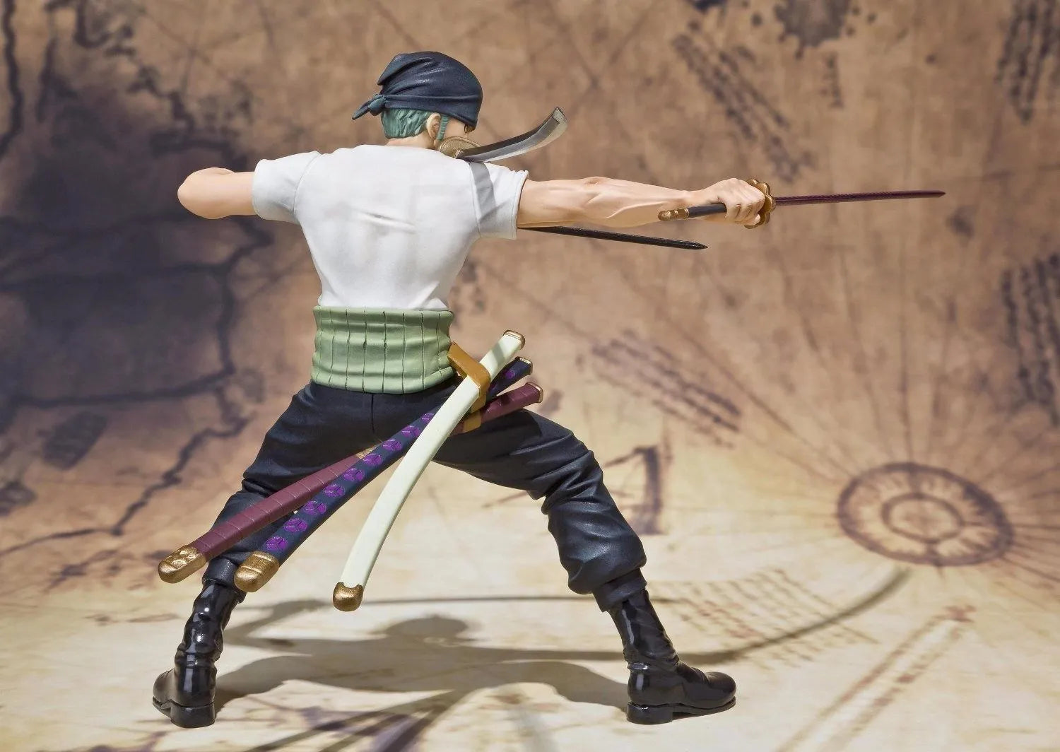 Figuarts Zero One Piece Roronoa Zoro Battle Ver Pvc Figure Bandai- Japan Figure Store - #1 Bring To You The Best Japanese Goods