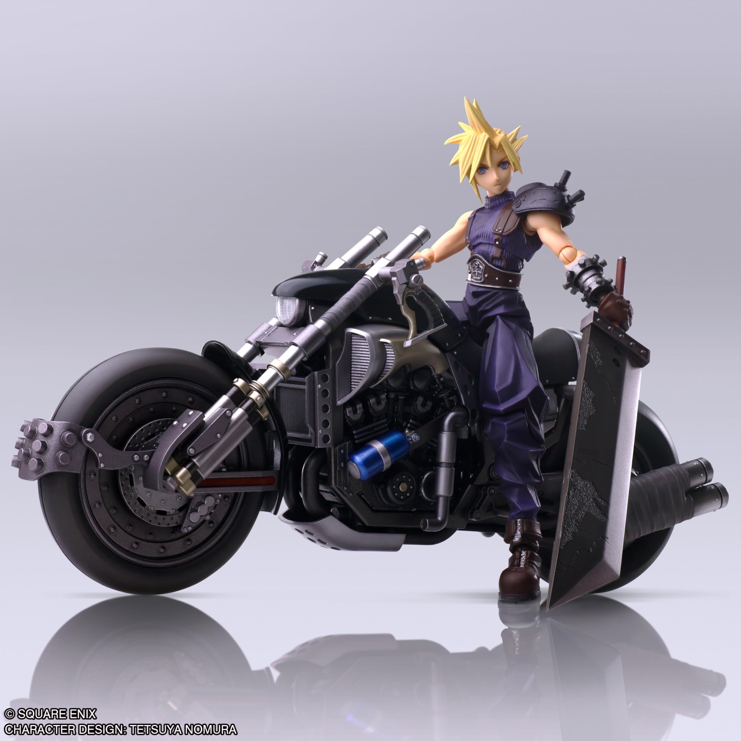 Square Enix Final Fantasy VII Cloud Strife with Hardy-Daytona Action Figure- Japan Figure Store - #1 Bring To You The Best Japanese Goods