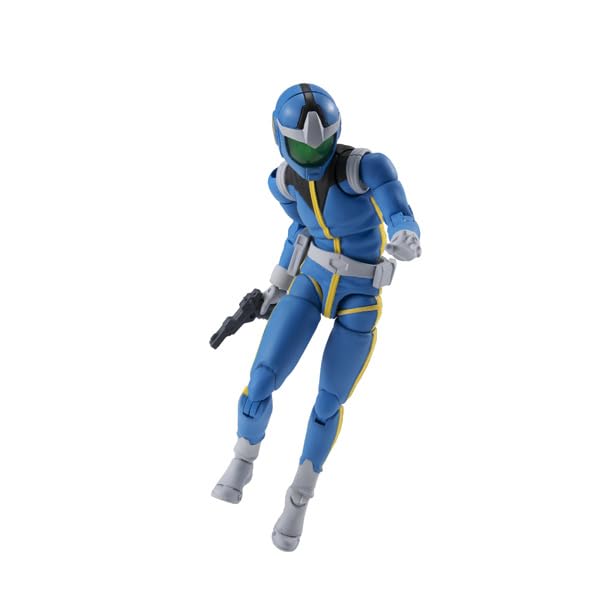 Figurine articulée Megahouse Gmg Collection 11 Gundam Sleggar Law en tenue standard.