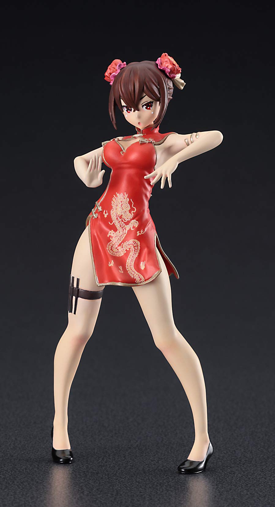 Hasegawa 1/12 Egg Girls No.07 Haku Linfa Chinese Dress Unpainted Resin Kit