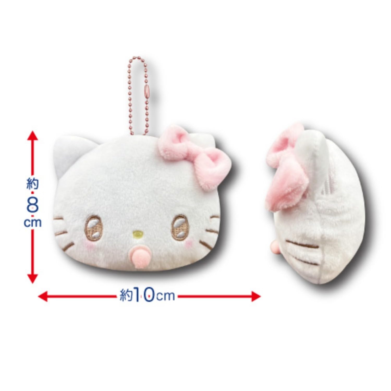 San-X My Melody Angel Baby Mini Face Pouch with Shoulder Strap H8xW10xD3cm- Japan Figure Store - #1 Bring To You The Best Japanese Goods