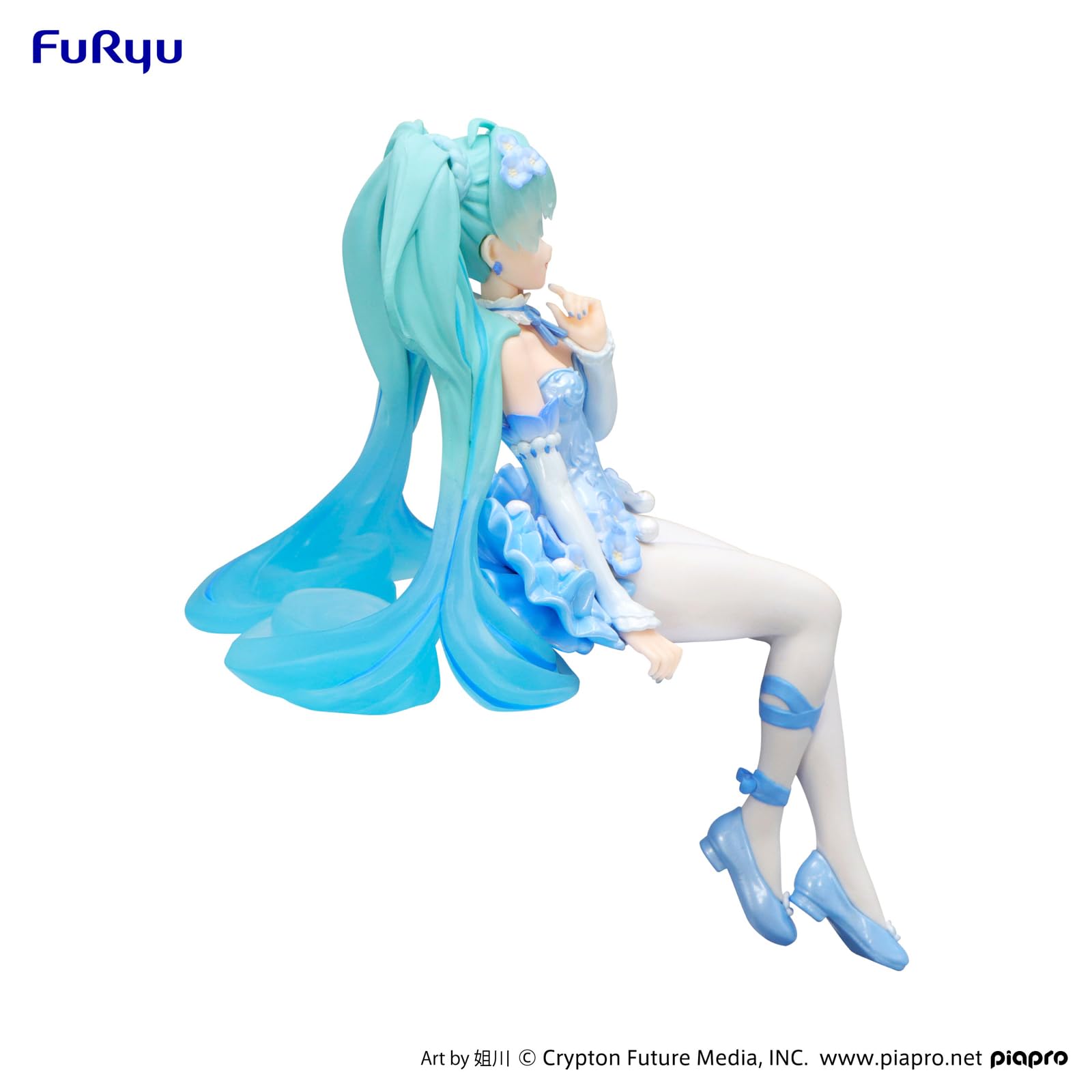 Furyu Hatsune Miku Noodle Stopper Figure Nemophila Pale Blue Ver.