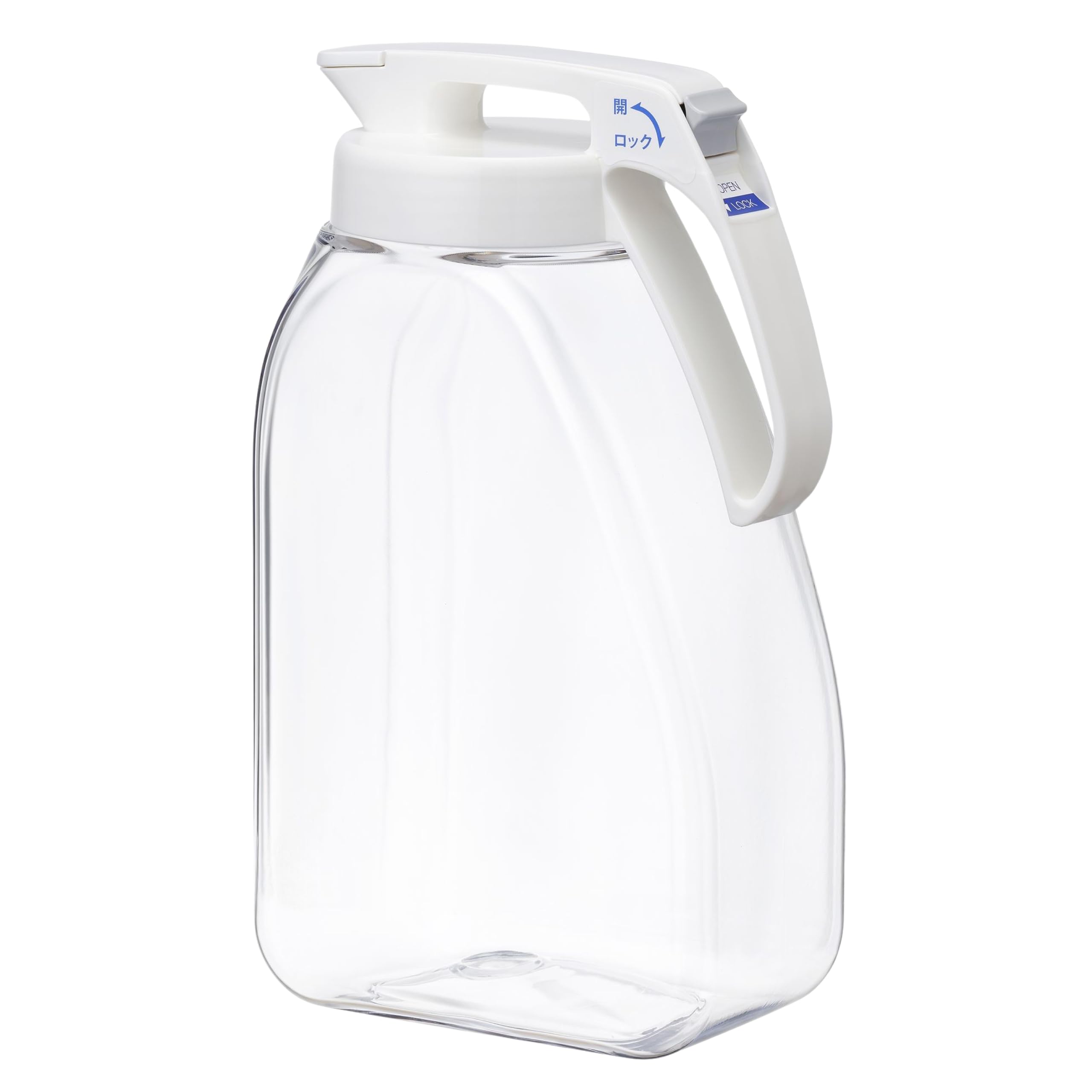Iwasaki Industries 3.0L Cold Water Bottle Seamless Pitcher Hot Water Safe White Japan- Japan Figure Store - #1 Bring To You The Best Japanese Goods