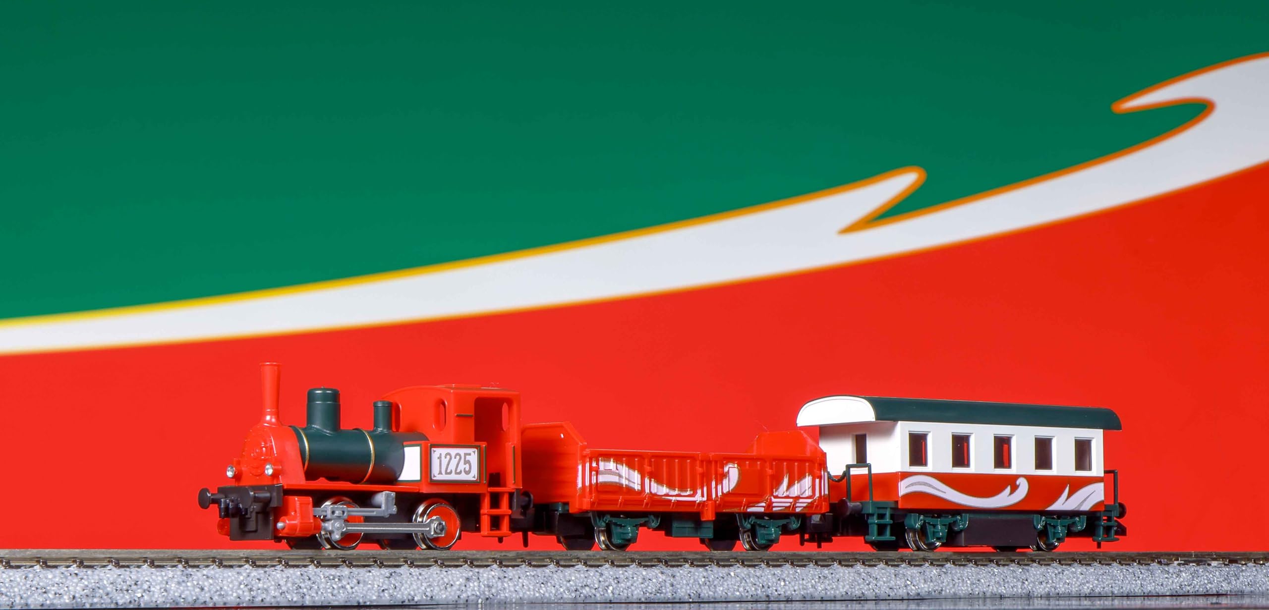 KATO N Gauge Christmas Chibi Loco Steam Model Railroad Set 10-503-3