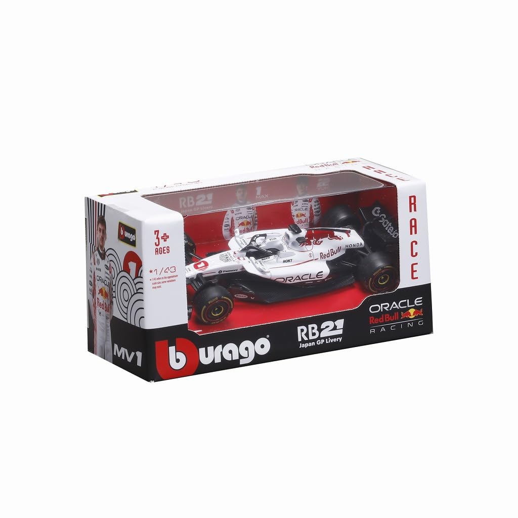 Kyosho Burago 1/43 Oracle Red Bull RB21 2025 Japanese GP Verstappen Model