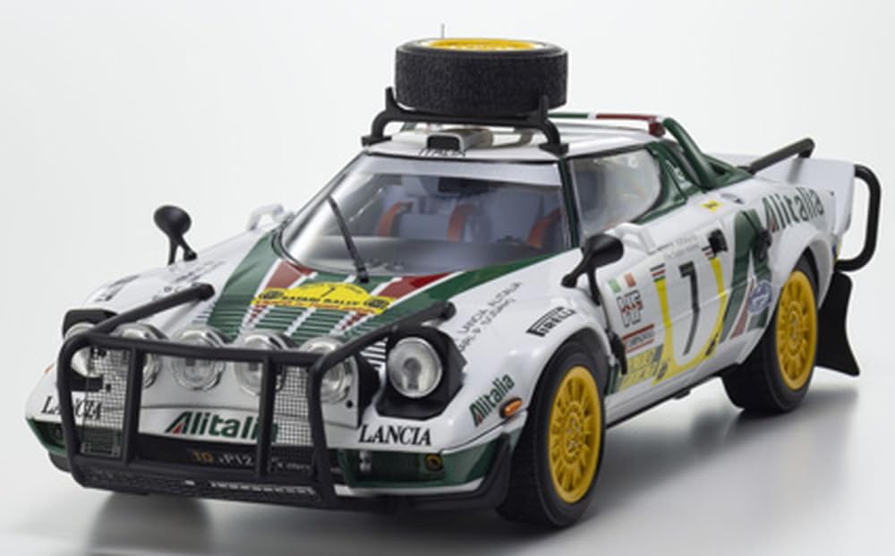 Kyosho 1/18 Scale Lancia Stratos HF Safari 1977 Model Ks08130G