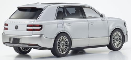Kyosho 1/43 Toyota Century Hakkaku White Silver Model with Brown Interior