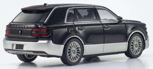 Modèle miniature Kyosho 1/43 Toyota Century Rinpo, noir argenté, intérieur fromage.