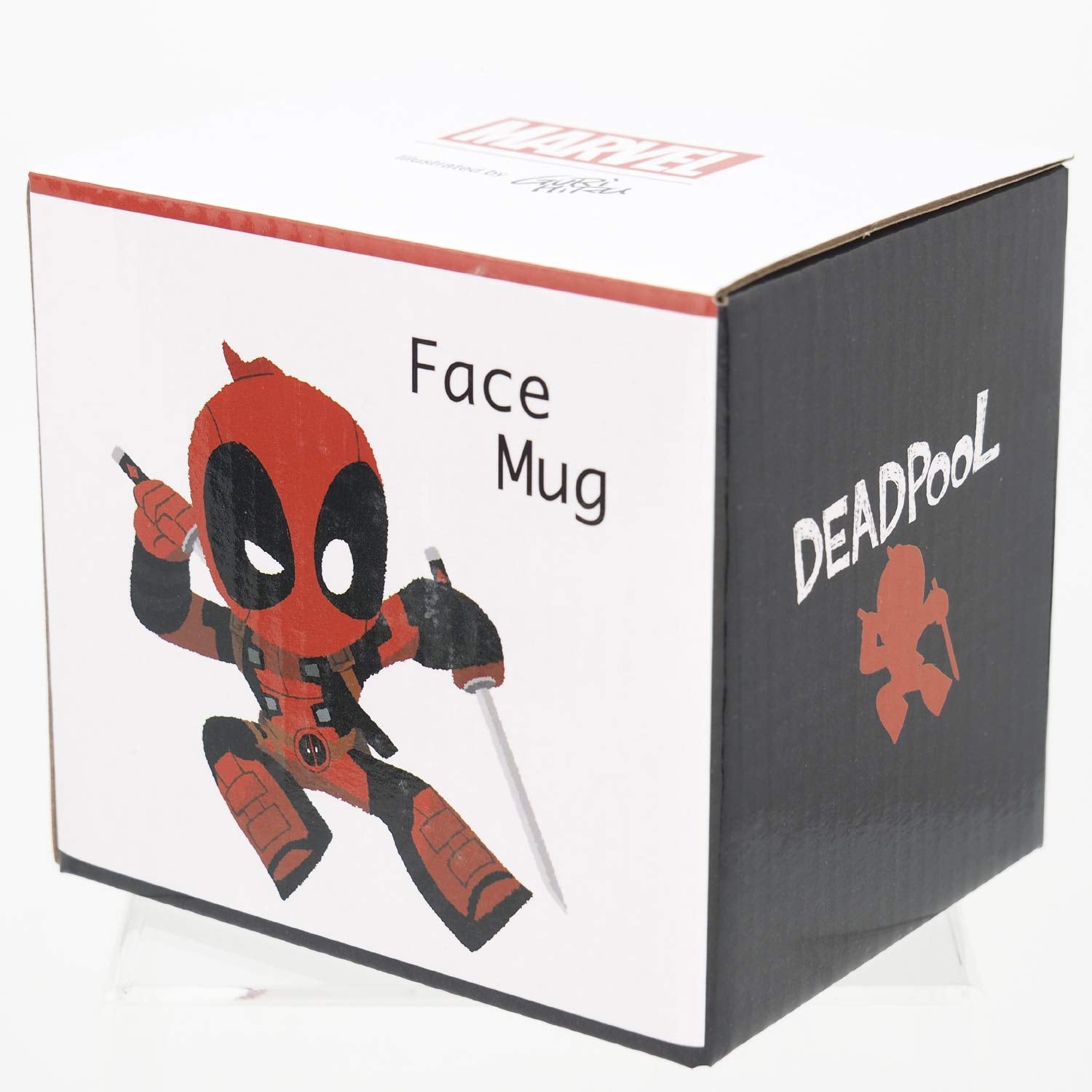 Sun Art Deadpool Face Mug San3049 by Marvel Gurihiru - Unique Coffee Cup- Japan Figure Store - #1 Bring To You The Best Japanese Goods