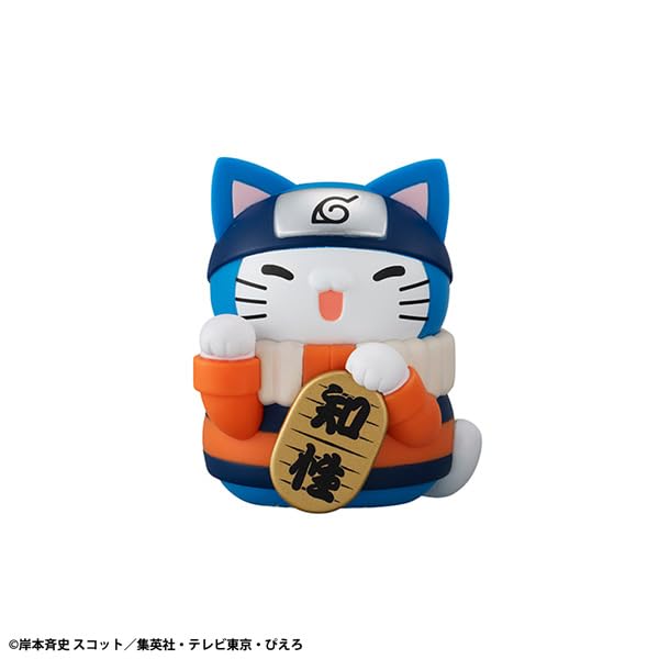 Megahouse Mega Cat Project Naruto Colorful Lucky Cat 70mm PVC Figure Box- Japan Figure Store - #1 Bring To You The Best Japanese Goods