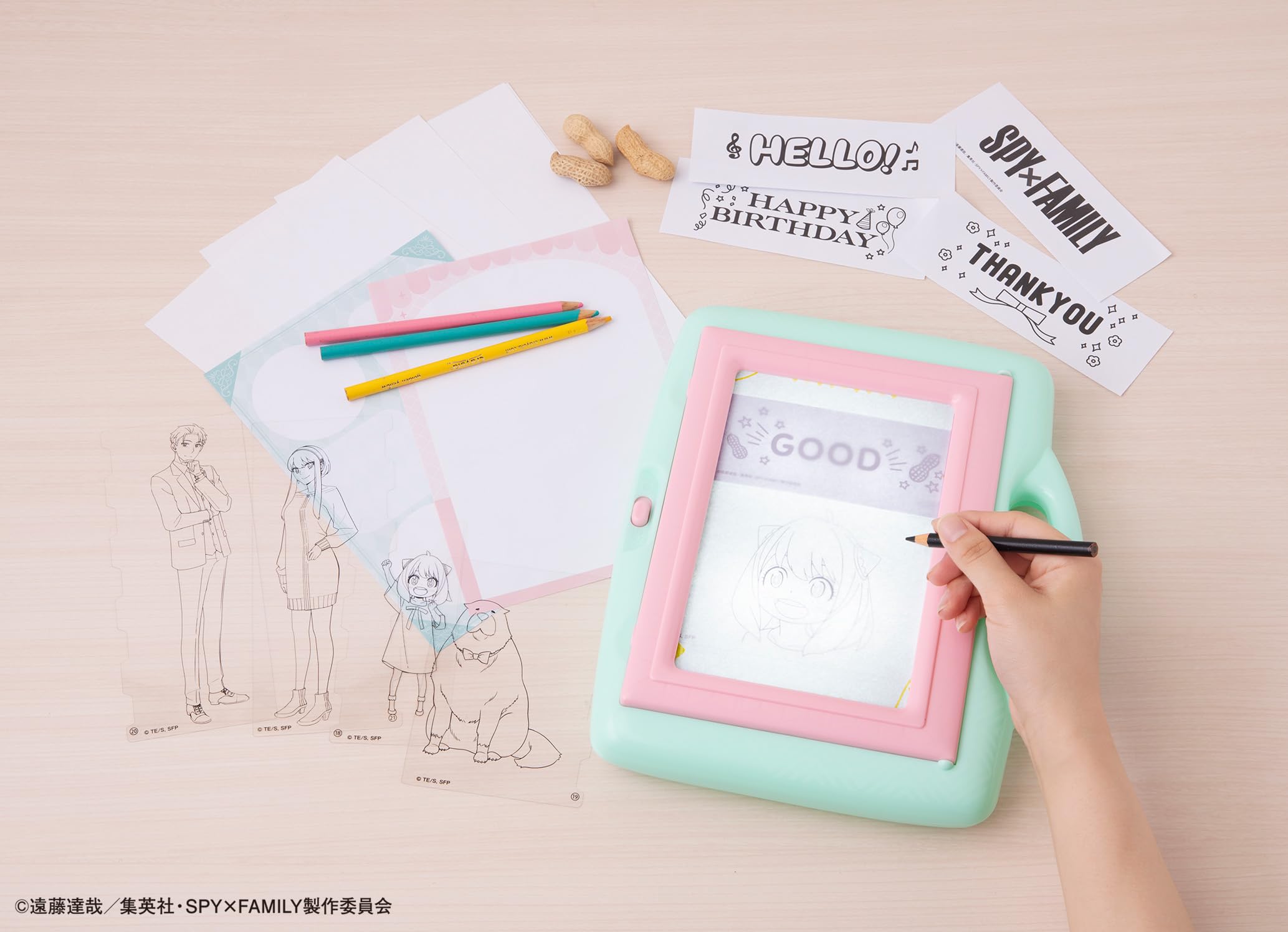 Megahouse Spy Family Glowing Illustration Tracer Toy for Ages 6+ Kids- Japan Figure Store - #1 Bring To You The Best Japanese Goods