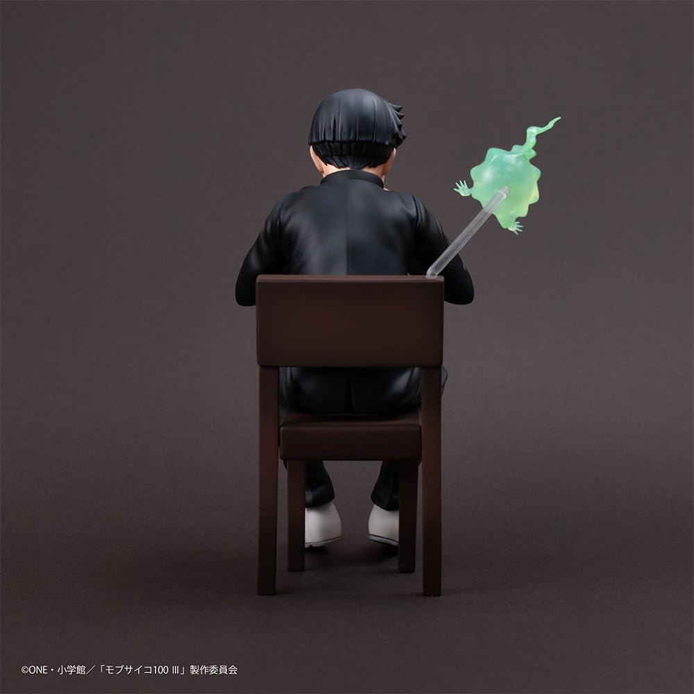Mob Psycho 100 III xBunbougu Cafe 2022 Figure – Shigeo Kageyama & Ekubo Non-Scale Pre-Painted PVC & ABS