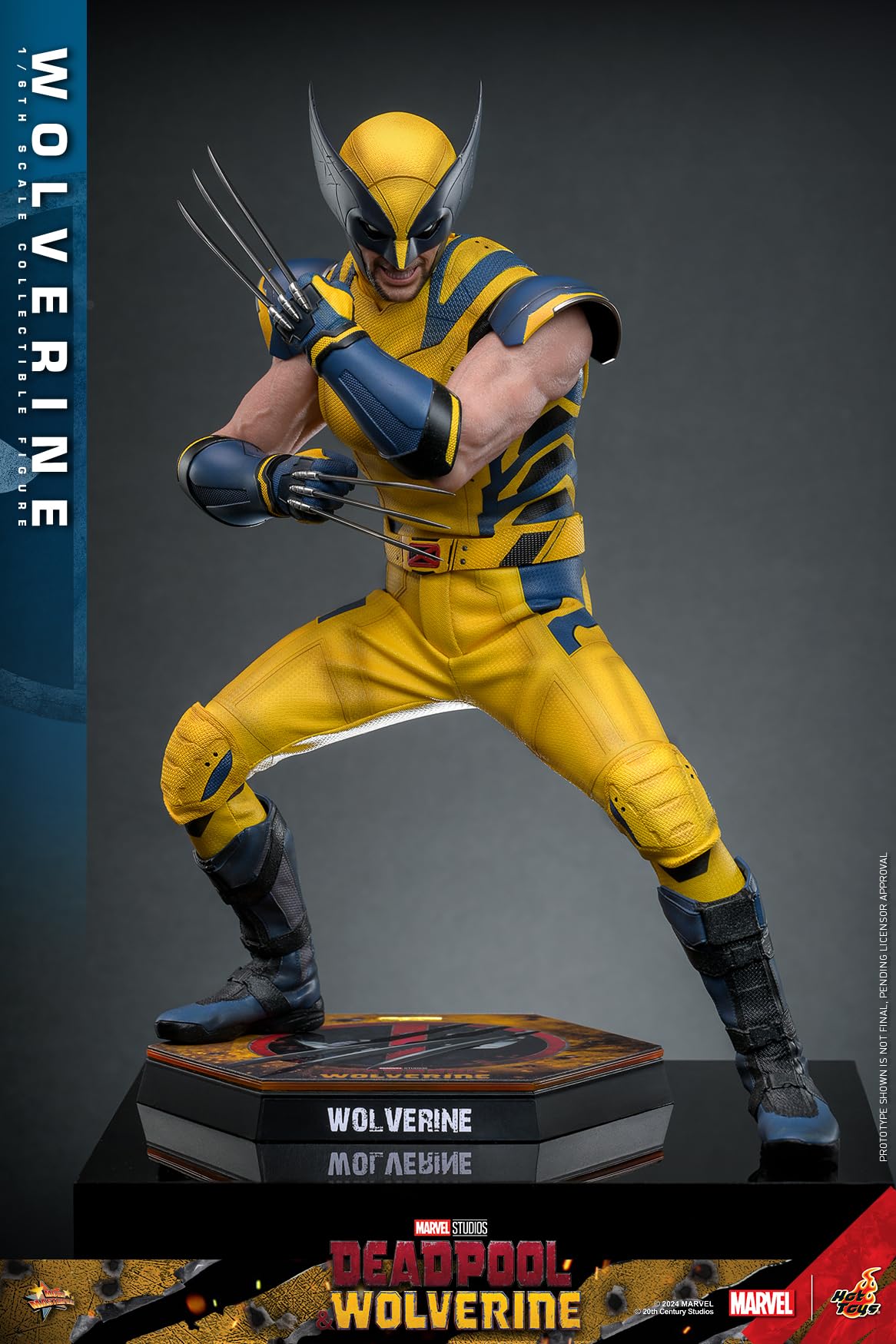 Hot Toys Movie Masterpiece Wolverine and Deadpool 1/6 Scale Figures