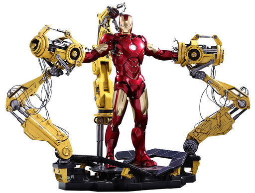 Hot Toys Movie Masterpiece Iron Man 2 1/6 Scale Figure Mark 4 with Gantry- Japan Figure Store - #1 Bring To You The Best Japanese Goods
