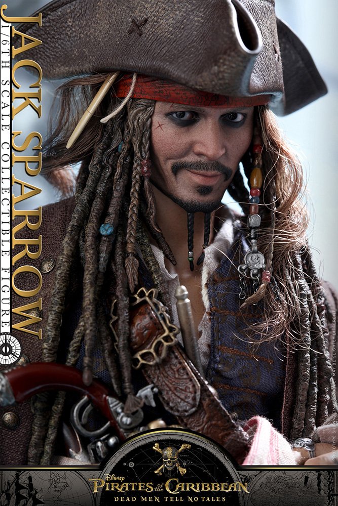 Hot Toys Movie Masterpiece Pirates 1/6 Scale Jack Sparrow Figure- Japan Figure Store - #1 Bring To You The Best Japanese Goods