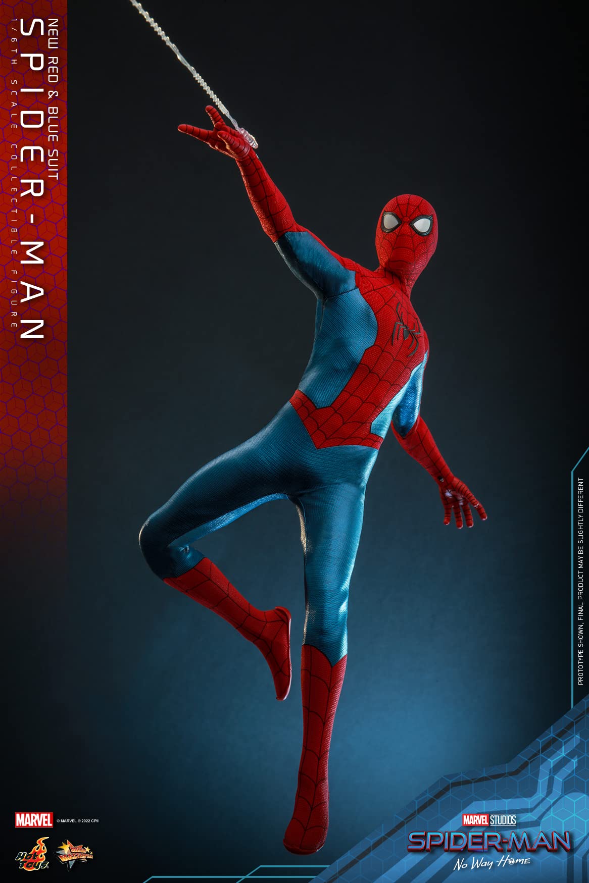 Hot Toys Spider-Man No Way Home 1/6 Scale Figure Red Blue Suit- Japan Figure Store - #1 Bring To You The Best Japanese Goods