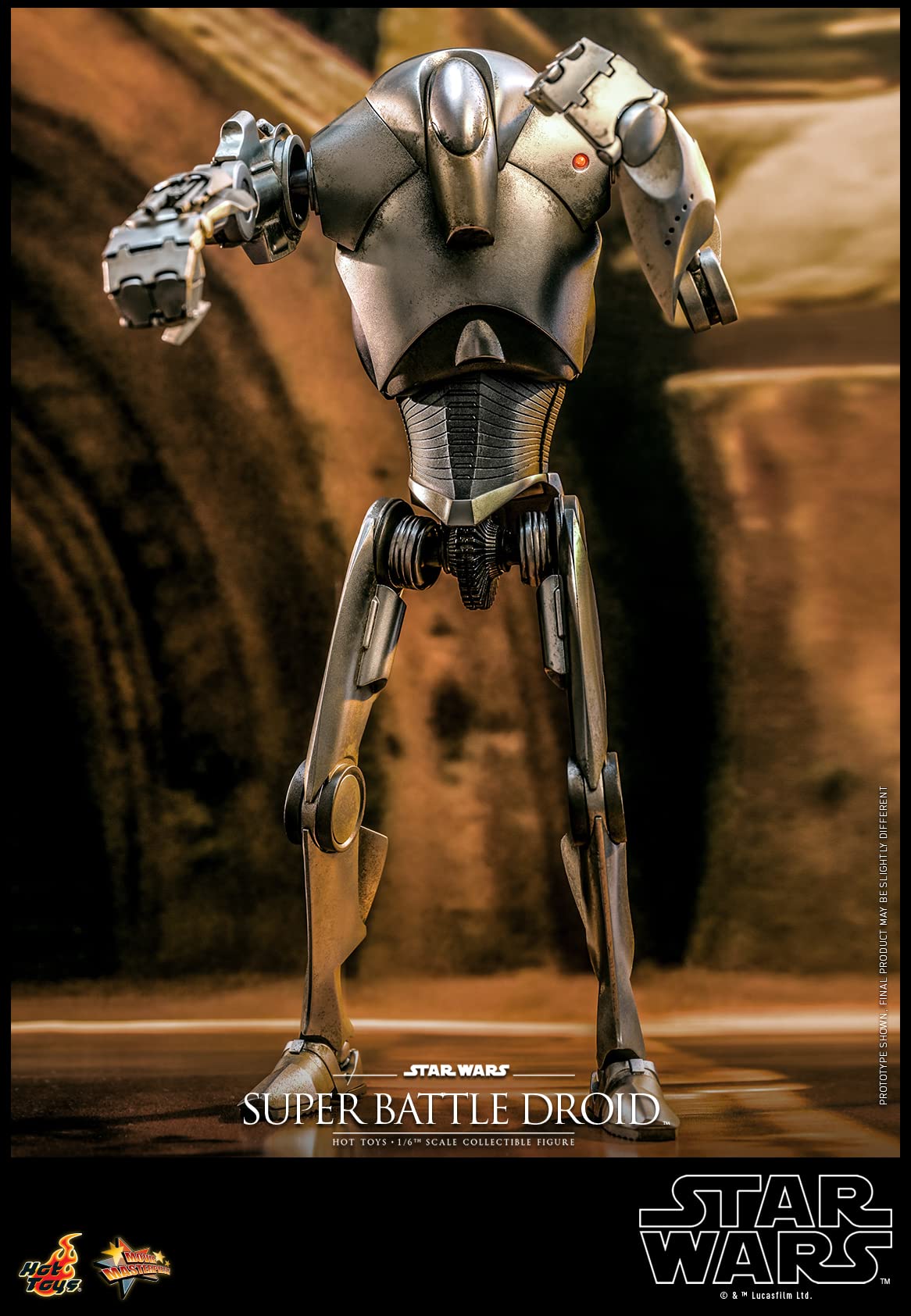 Hot Toys Movie Masterpiece Star Wars Ep2 Super Battle Droid Figure- Japan Figure Store - #1 Bring To You The Best Japanese Goods