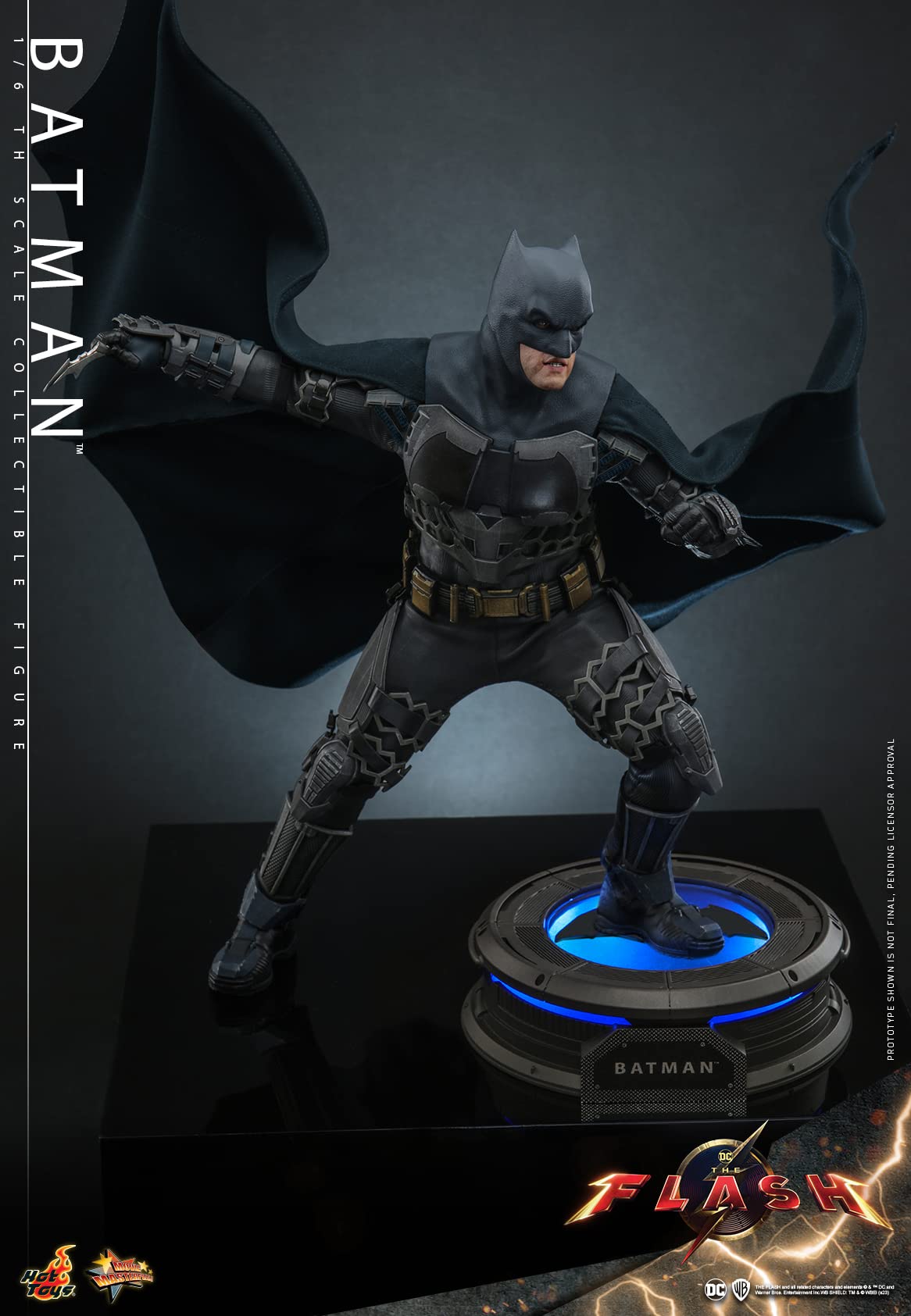 Hot Toys Movie Masterpiece The Flash Batman 1/6 Scale Action Figure
