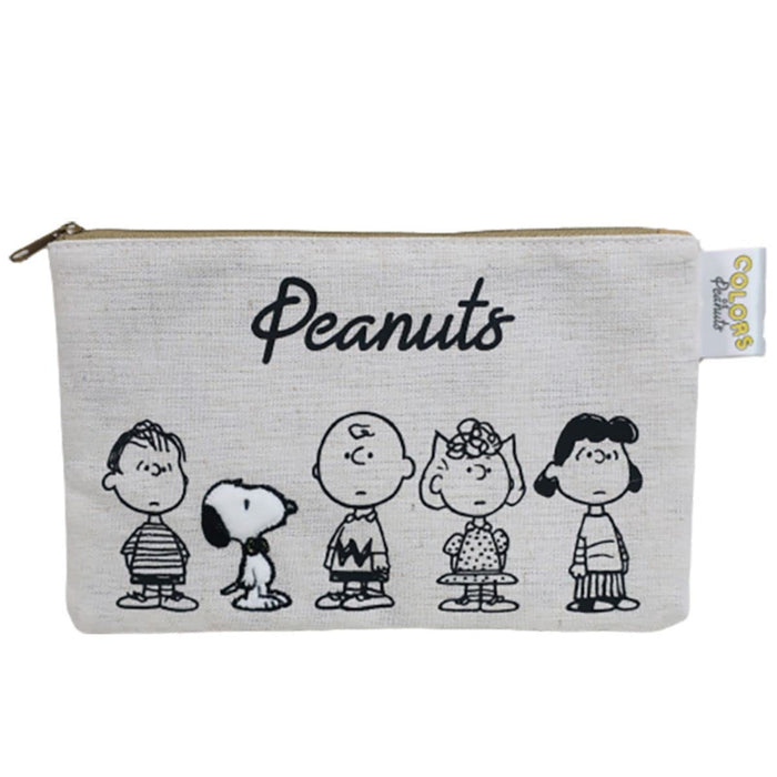 Sanrio Nakajima Snoopy Colors Flat Pouch Compact and Stylish 171818- Japan Figure Store - #1 Bring To You The Best Japanese Goods