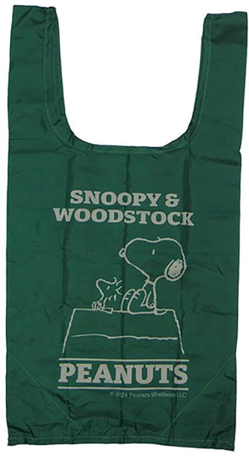 Nakajima Corporation Snoopy Plush Eco Bag Green 193636-24 Eco-Friendly Design