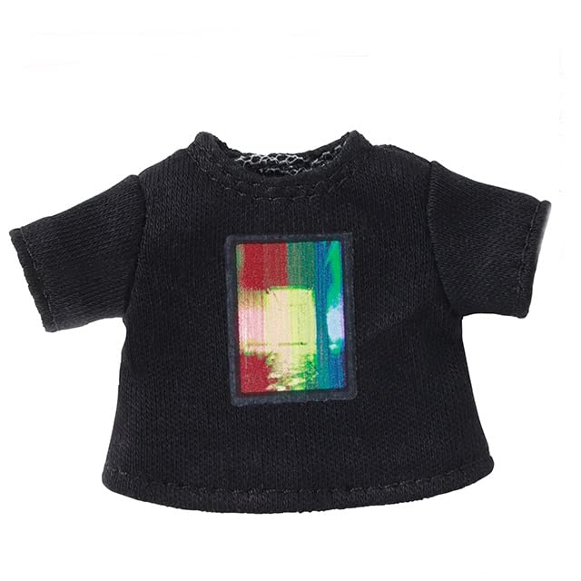 Azone Picco Neemo Wear 1/12 Graphic T-Shirt Black Rainbow Doll Accessory- Japan Figure Store - #1 Bring To You The Best Japanese Goods