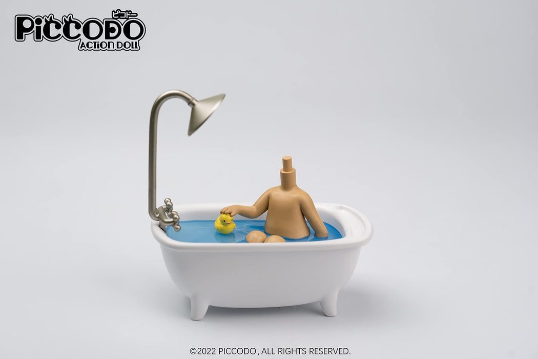 Genesis Piccodo Suntanned Action Doll with Diorama Head Stand Bathtub- Japan Figure Store - #1 Bring To You The Best Japanese Goods