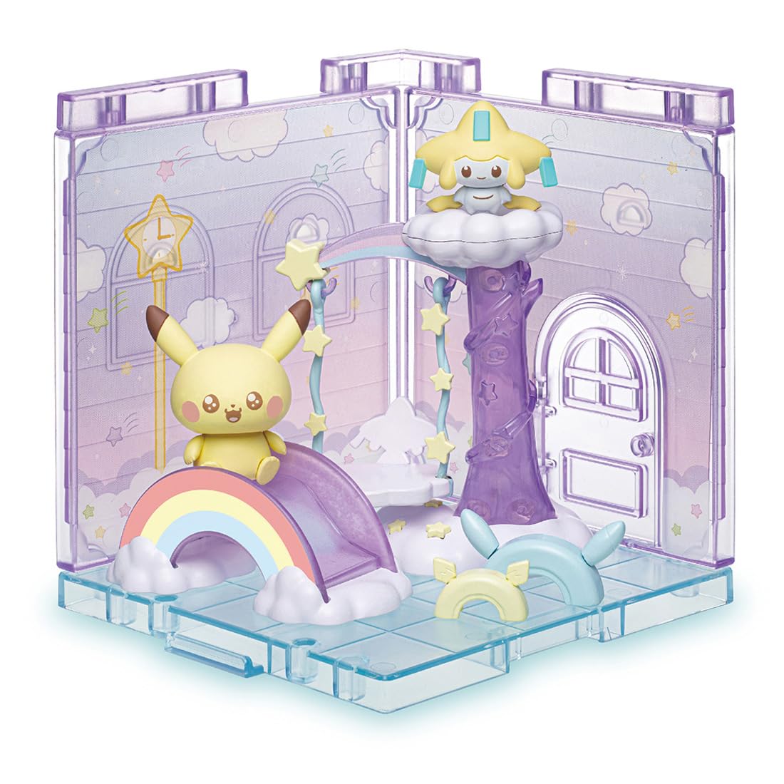 Takara Tomy Pokemon Starry Sky Park Pikachu Jirachi Pokepeace House Set- Japan Figure Store - #1 Bring To You The Best Japanese Goods