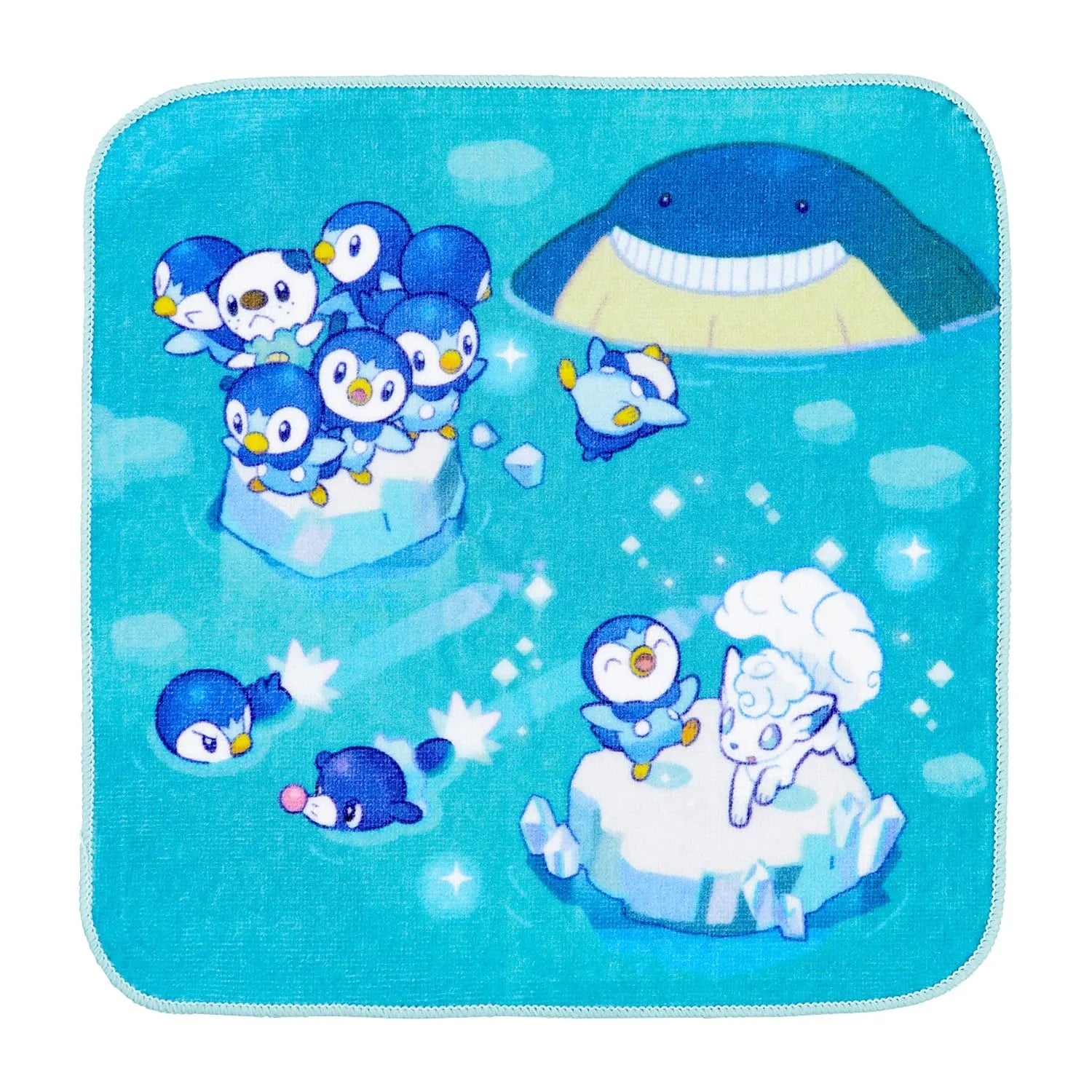 POKEMON CENTER ORIGINAL - Hand Towel Piplup'S Daily Life- Japan Figure Store - #1 Bring To You The Best Japanese Goods