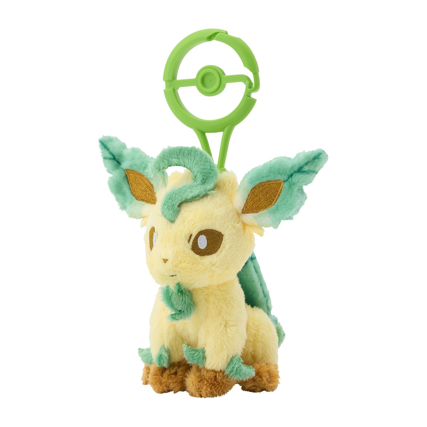 Pokemon Center Leafeon Plush Keychain with Carabiner - Original Japan Mascot- Japan Figure Store - #1 Bring To You The Best Japanese Goods