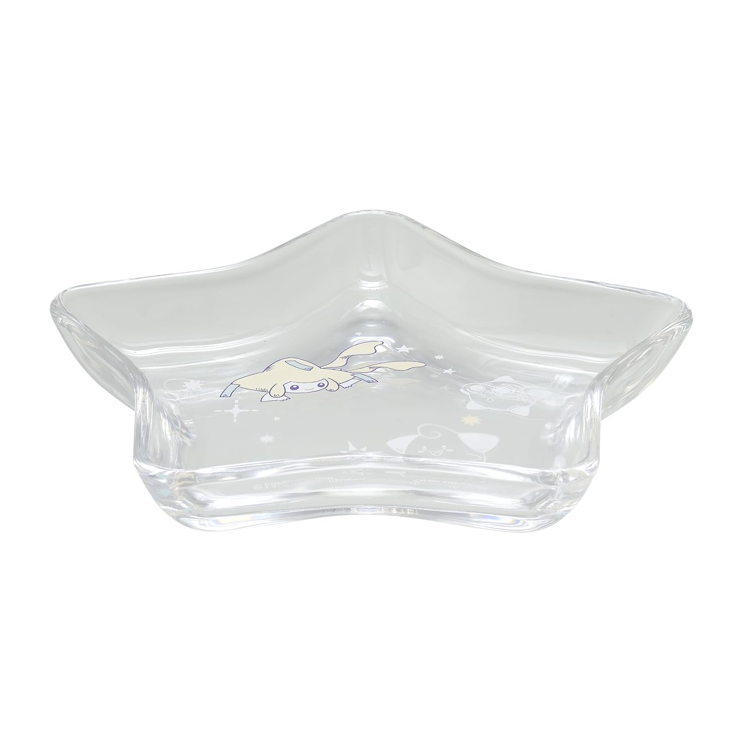 Pokemon Jirachi Star Link Glass Plate - Star-Shaped Original Design- Japan Figure Store - #1 Bring To You The Best Japanese Goods