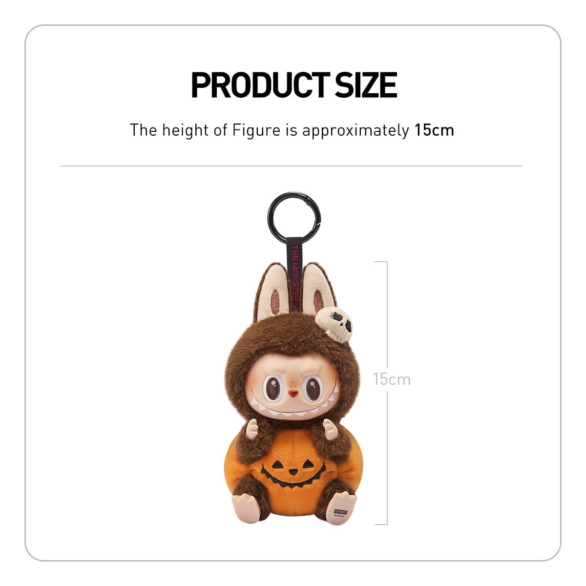 Pop Mart Halloween Pumpkins Series Vinyl Plush Pendant - Sitting Design