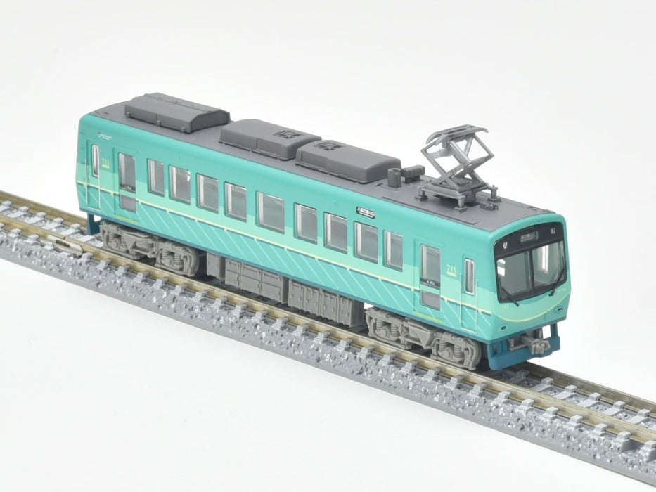 Tomytec Eizan Railway Series 700 Renewal Car No. 711 Green Diorama Supplies- Japan Figure Store - #1 Bring To You The Best Japanese Goods