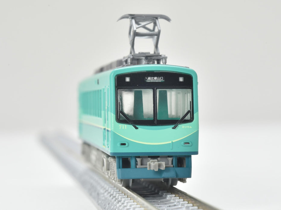 Tomytec Eizan Railway Series 700 Renewal Car No. 711 Green Diorama Supplies- Japan Figure Store - #1 Bring To You The Best Japanese Goods