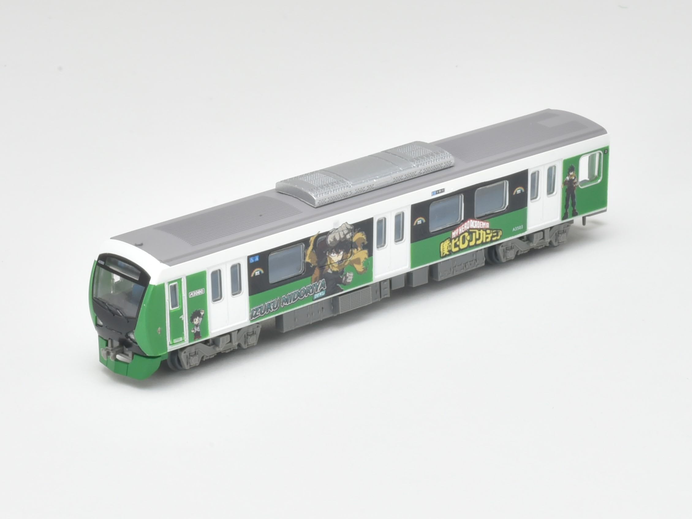 Tomytec Railway Collection A3000 Series My Hero Academia Izuku 2-Car Set- Japan Figure Store - #1 Bring To You The Best Japanese Goods