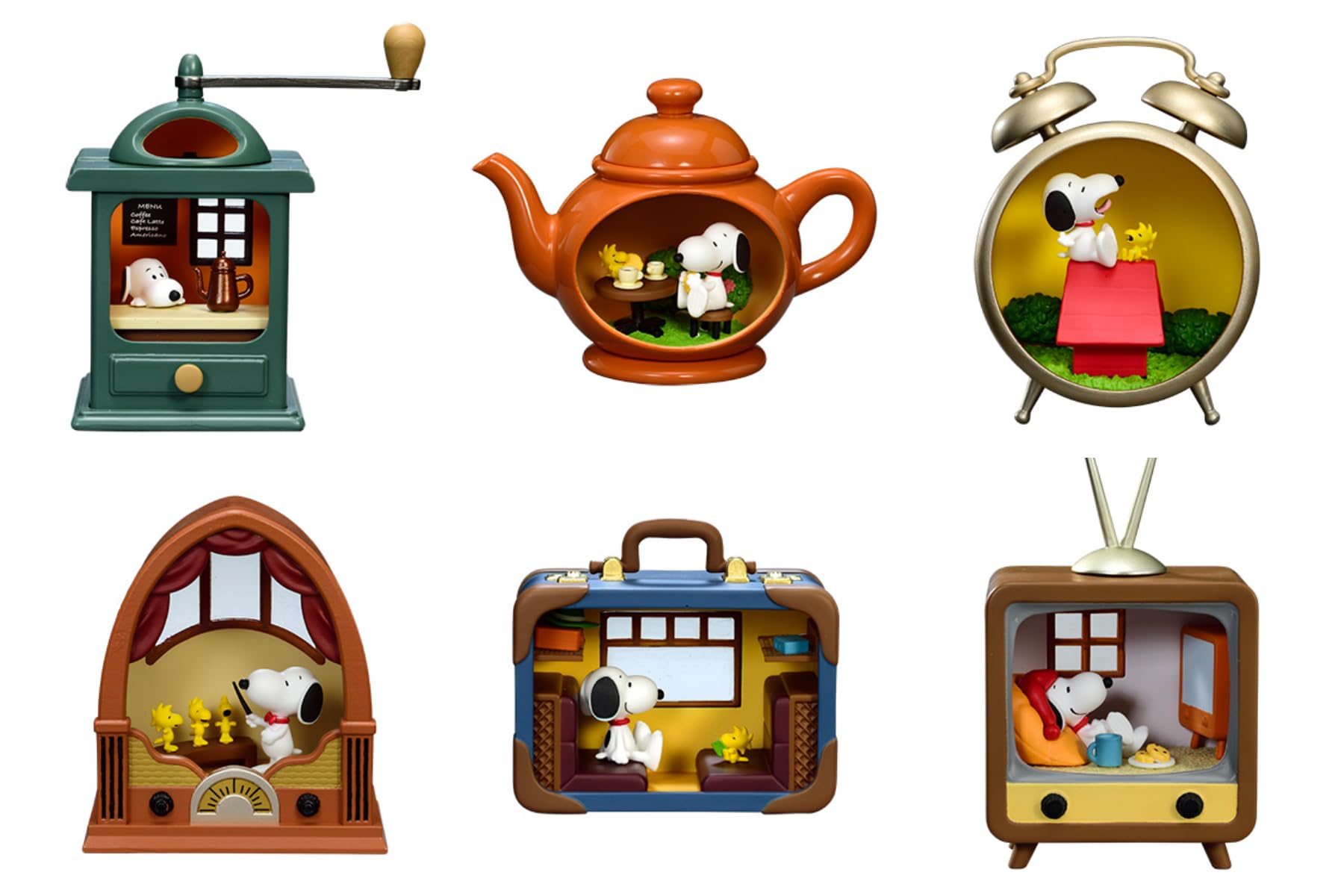 Re-Ment Peanuts Snoopy Diorama Collection Box 115x70x60mm PVC ABS- Japan Figure Store - #1 Bring To You The Best Japanese Goods