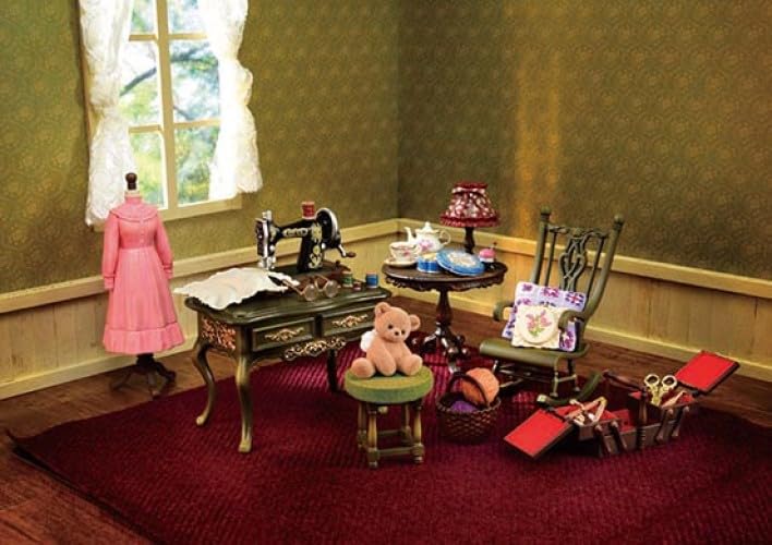 Re-Ment Petit Sample Series Grandmas Craft Room PVC ABS Mini Set H115xW70xD60mm