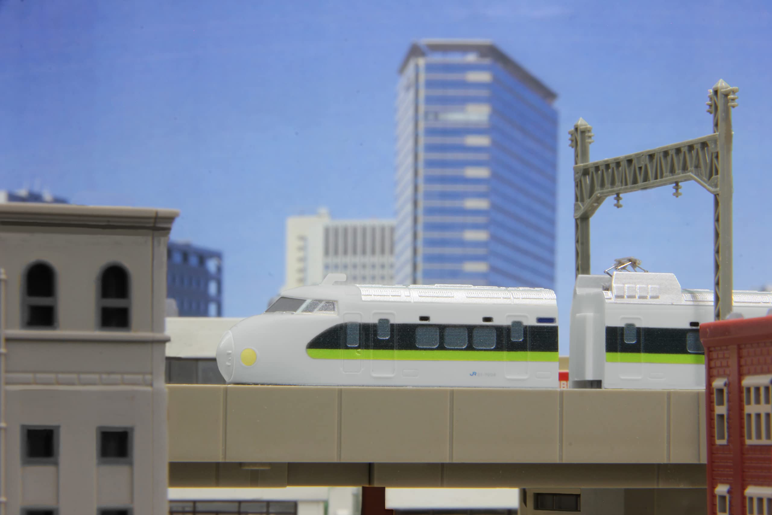 Rokuhan Z Shorty 0 Series Shinkansen in Fresh Green Z Gauge Model Train- Japan Figure Store - #1 Bring To You The Best Japanese Goods