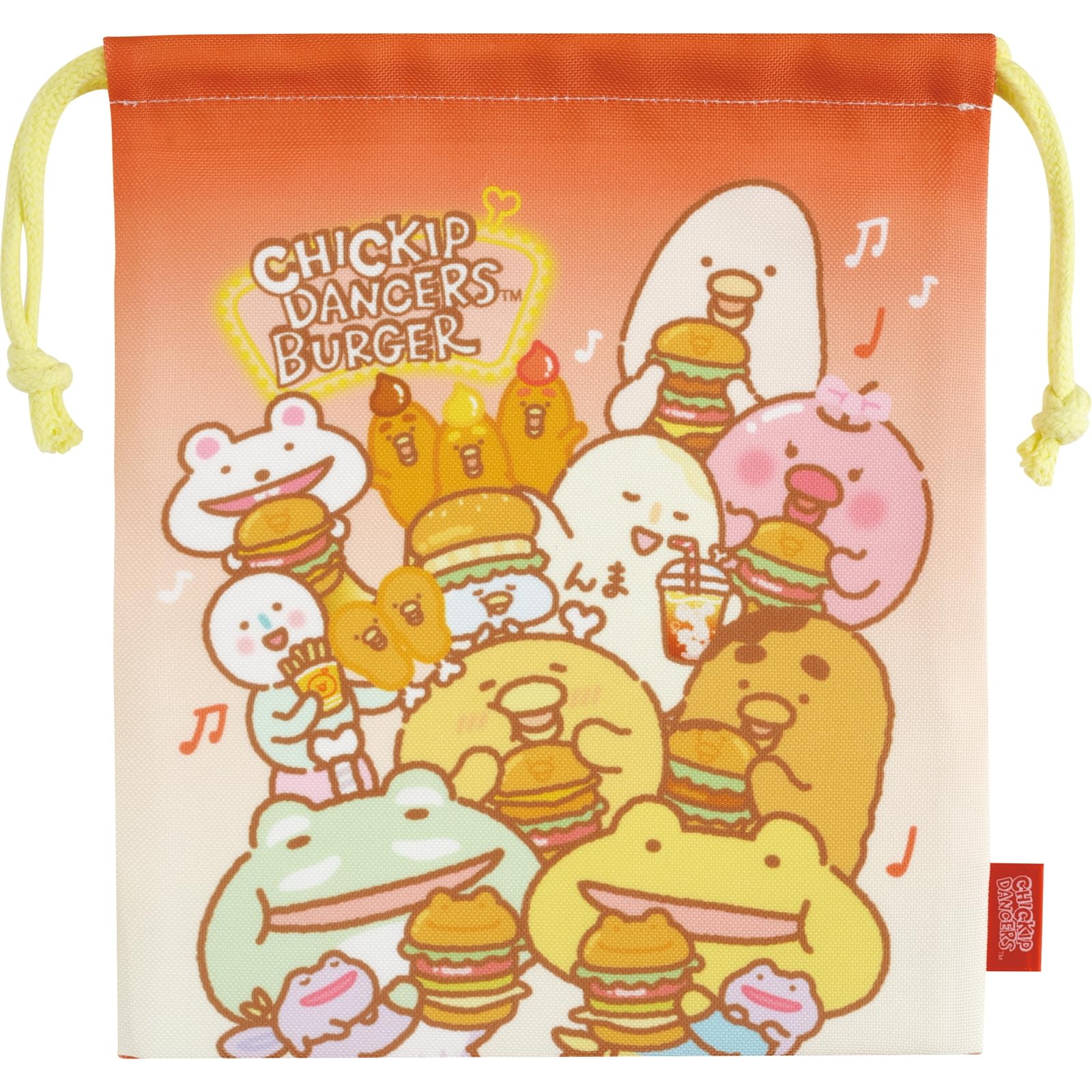 San-X Chikip Dancers Drawstring Bag with Gusset Ca51704 Durable and Spacious- Japan Figure Store - #1 Bring To You The Best Japanese Goods
