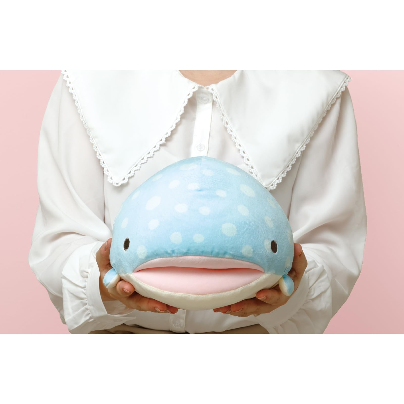 San-X Jinbei-San Super Mochimochi Round Plush Toy Mo56901- Japan Figure Store - #1 Bring To You The Best Japanese Goods