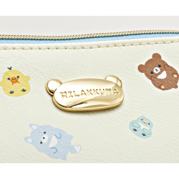 San-X Rilakkuma Everyone Is Full Pen Pouch H19 x W8 x D3 cm- Japan Figure Store - #1 Bring To You The Best Japanese Goods