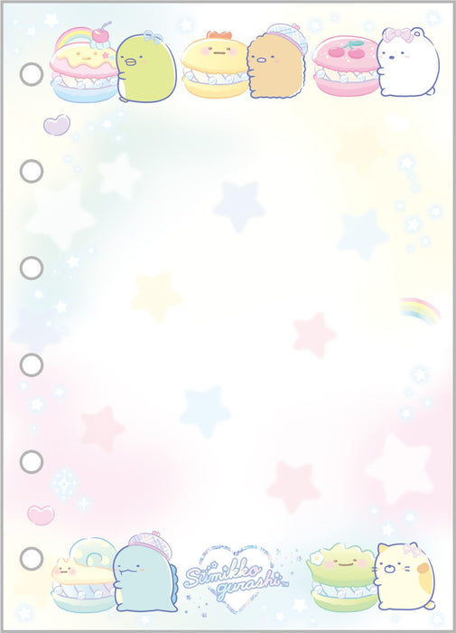 San-X Sumikko Gurashi 6-Hole Sticker Notebook Se58302 125x91x4mm- Japan Figure Store - #1 Bring To You The Best Japanese Goods