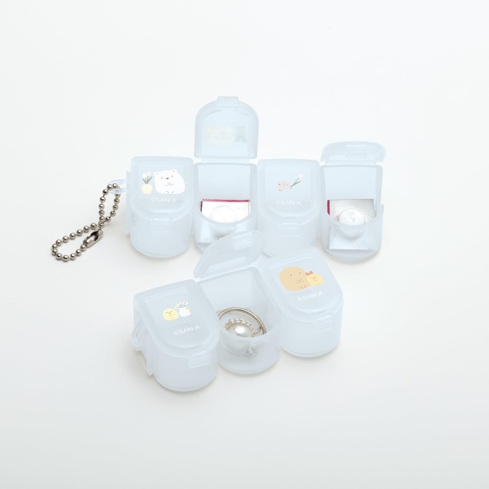 San-X Sumikko Gurashi Blue Pill Case - Character Mix Fb54403- Japan Figure Store - #1 Bring To You The Best Japanese Goods