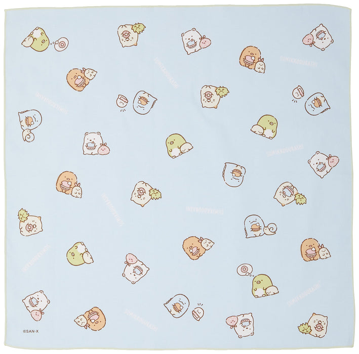 San-X Sumikko Gurashi Blue Lunch Napkin CH43604- Japan Figure Store - #1 Bring To You The Best Japanese Goods