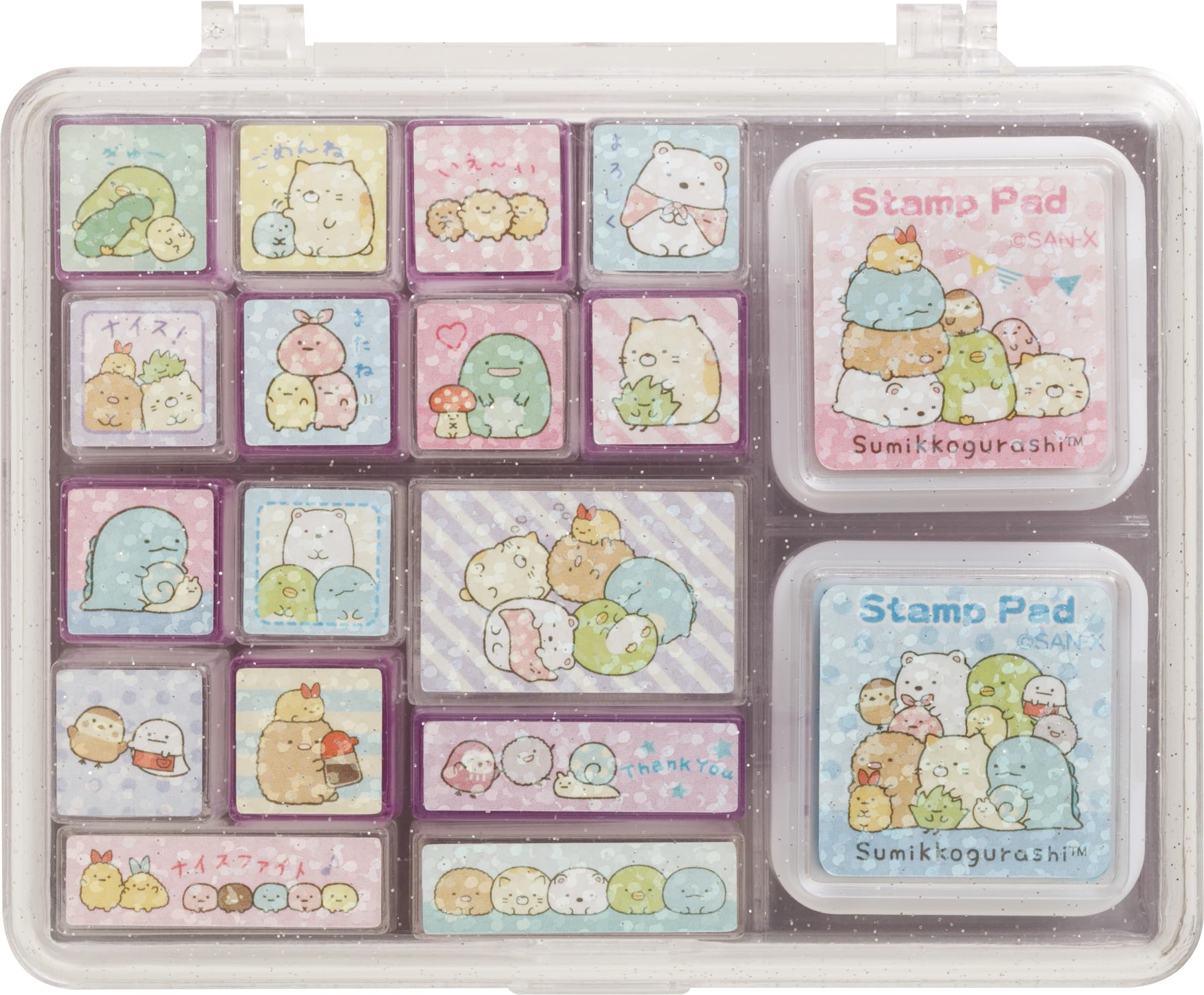 San-X Sumikko Gurashi Stamp Set FT70103 - Fun and Cute Stamps for Kids- Japan Figure Store - #1 Bring To You The Best Japanese Goods