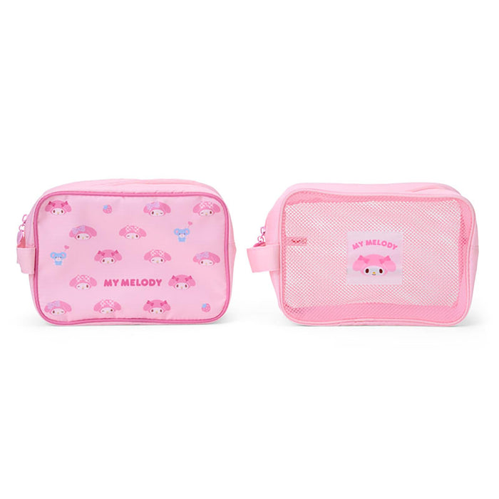 Sanrio My Melody Travel Pouch Set for Kids Polyester Organizer Ages 3+