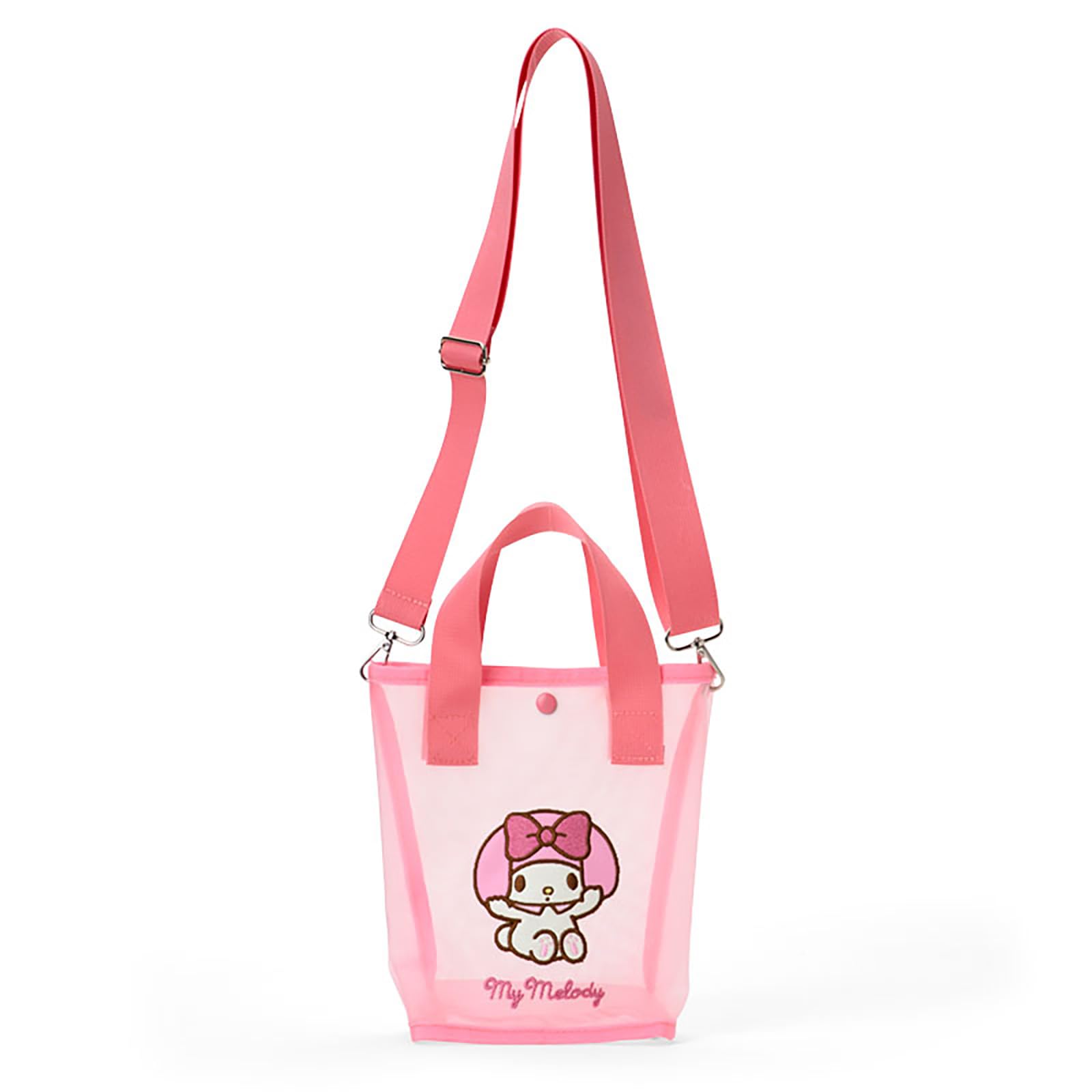Sanrio My Melody 2-Way Tote Bag for Ages 3+ Polyester Nylon Durable