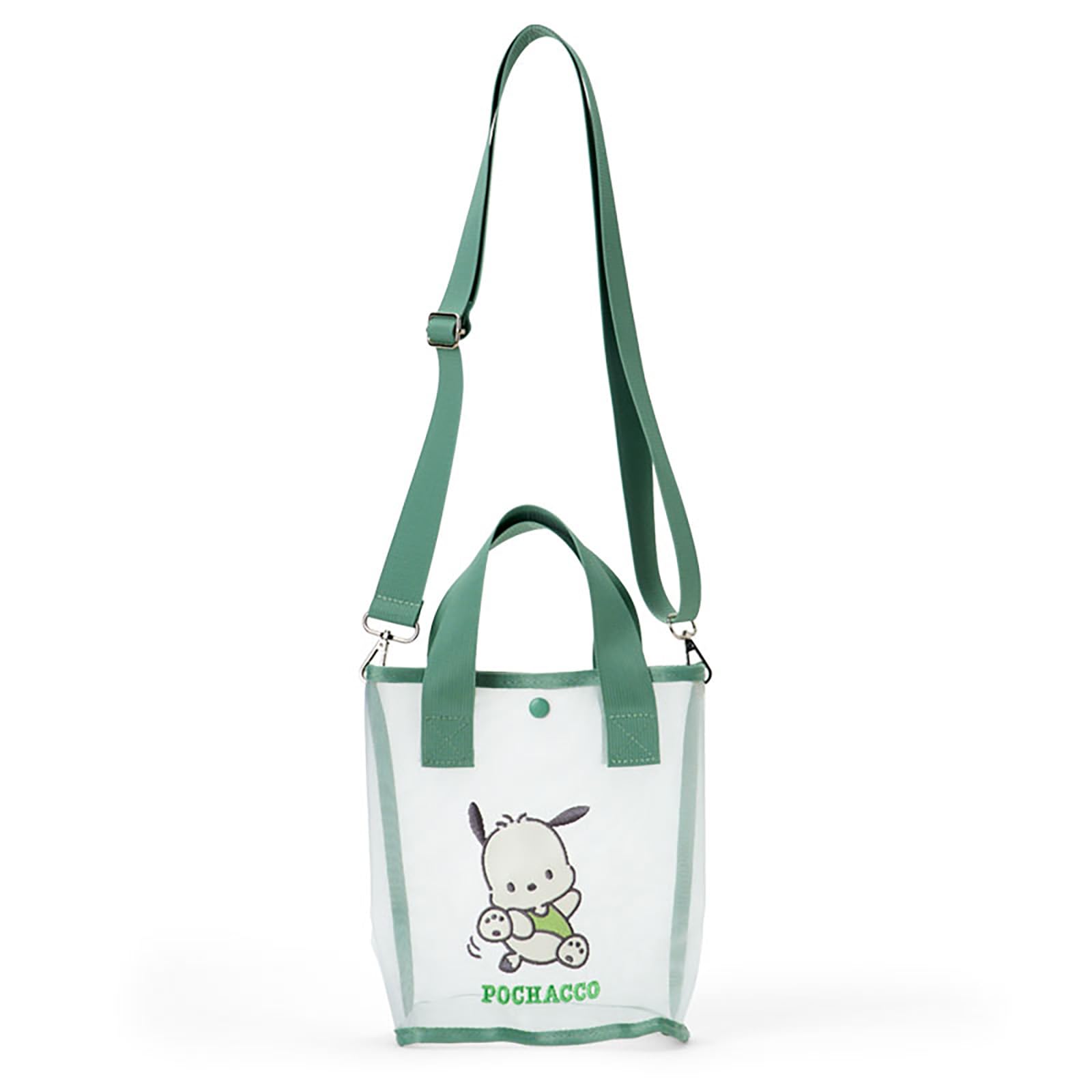 Sanrio Pochacco 2-Way Tote Bag for Ages 3+ - Durable Polyester and Nylon