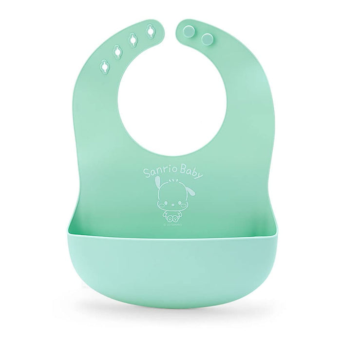 Sanrio Baby Pochacco Silicone Bib for Meals - Easy Clean Waterproof- Japan Figure Store - #1 Bring To You The Best Japanese Goods