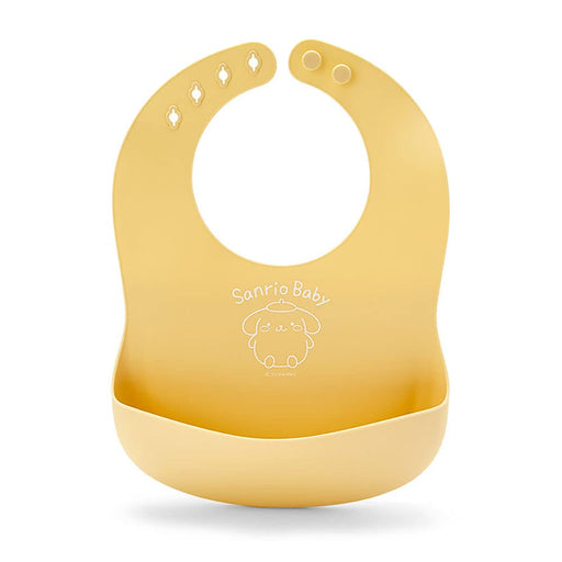 Sanrio Baby Pompompurin Silicone Bib for Meals - Durable and Easy Clean- Japan Figure Store - #1 Bring To You The Best Japanese Goods