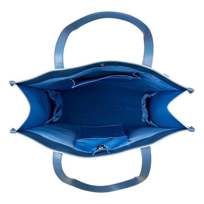 Sanrio Characters Blue Tote Bag Enjoy Idol Durable Fashionable 028622- Japan Figure Store - #1 Bring To You The Best Japanese Goods